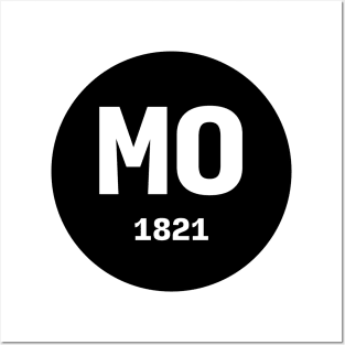 Missouri | MO 1821 Posters and Art